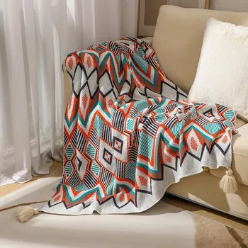 Покривка за дивана, одеало за кондициониране на въздуха, универсално одеало за спане Four Seasons, декоративно етническа одеяло с предното покритие Koc