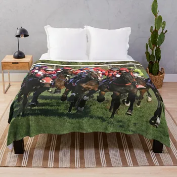 Действие на конни надбягвания 11, вълнена одеяло