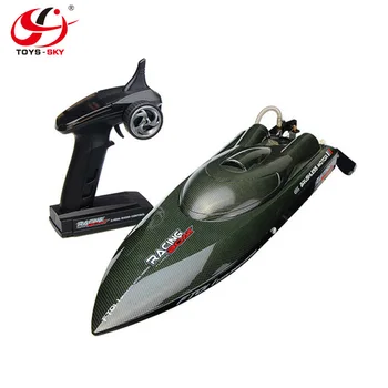 Нова лятна играчка FT011 65 см, 2,4 G, бесщеточная радиоуправляемая лодка, високоскоростни състезания с водно охлаждане