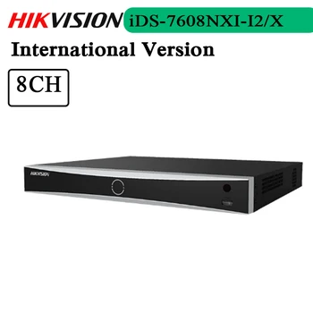 Hikvision iDS-7608NXI-I2/X 4K DeepinMind NVR 8-канален мрежови Видеорекордер Интелектуална анализи POS H. 265+