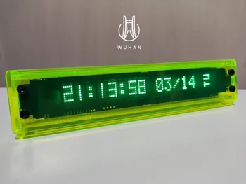 2023 нови VFD часовници, WiFi часовници вакуум флуоресцентно VFD дисплей часовник vck16 пролетно-зелен