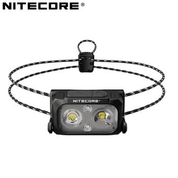 NITECORE NU25 UL 400 лумена USB-C, Акумулаторна батерия Налобный фенер с Вградена батерия с капацитет 650 mah за отдих/къмпинг, бягане на пътека